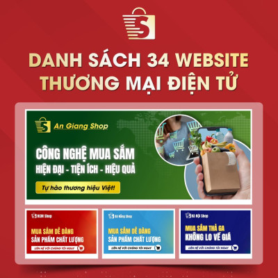 Danh Sách Website TMĐT Của 34 Tỉnh Thành Việt Nam